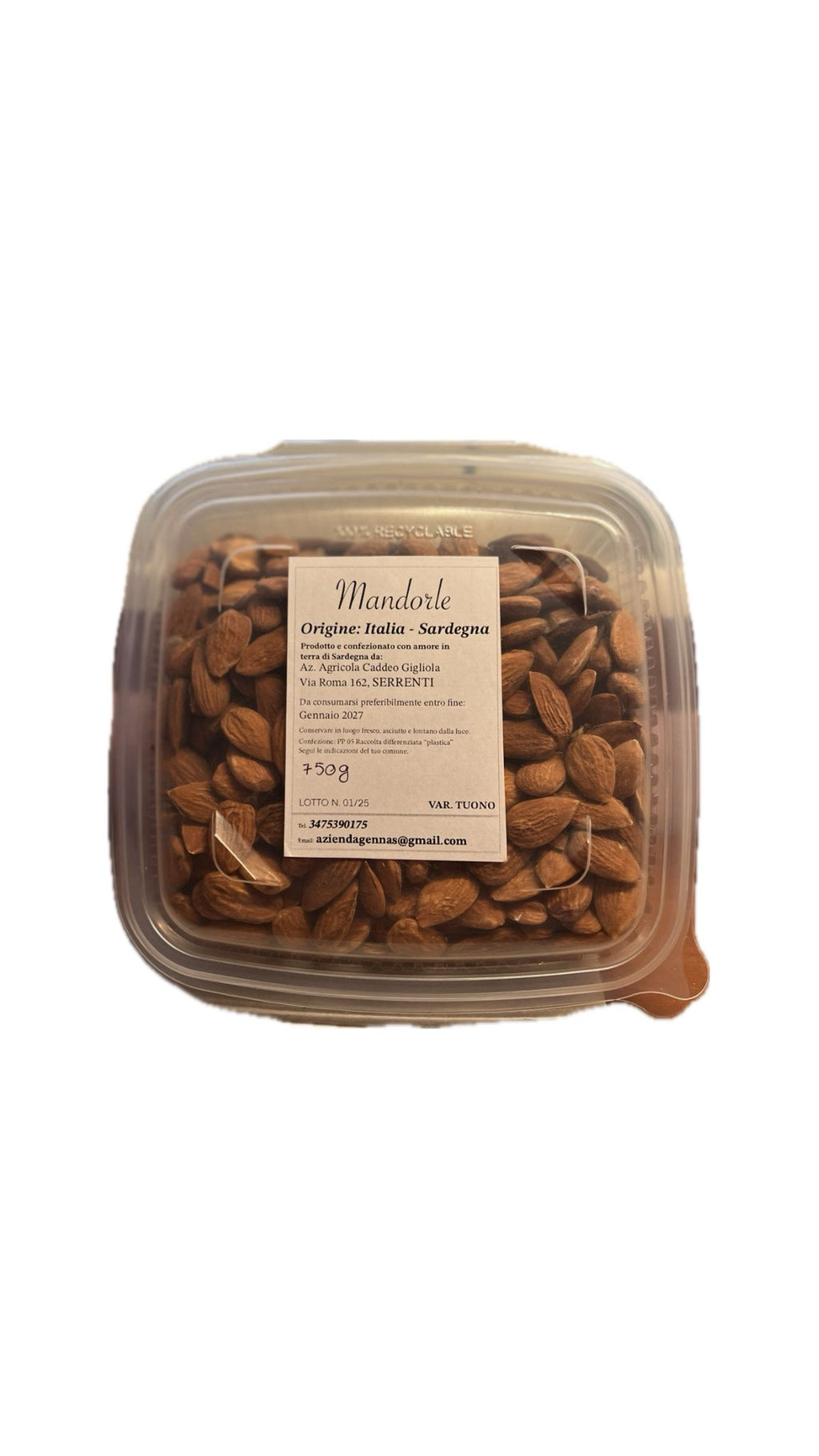 Mandorle 750g